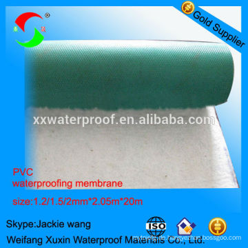 1.2mm wasserdichte pvc beschichtete Gewebe Membran